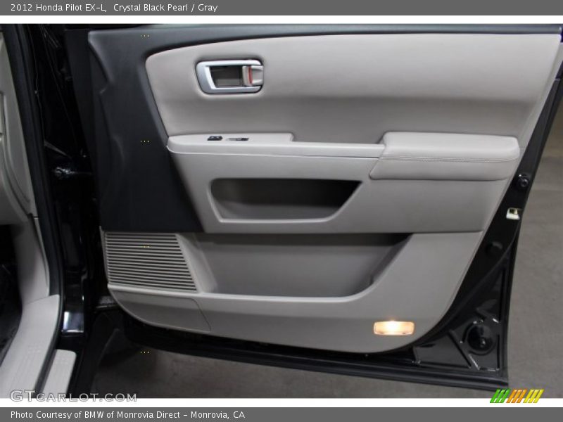 Crystal Black Pearl / Gray 2012 Honda Pilot EX-L