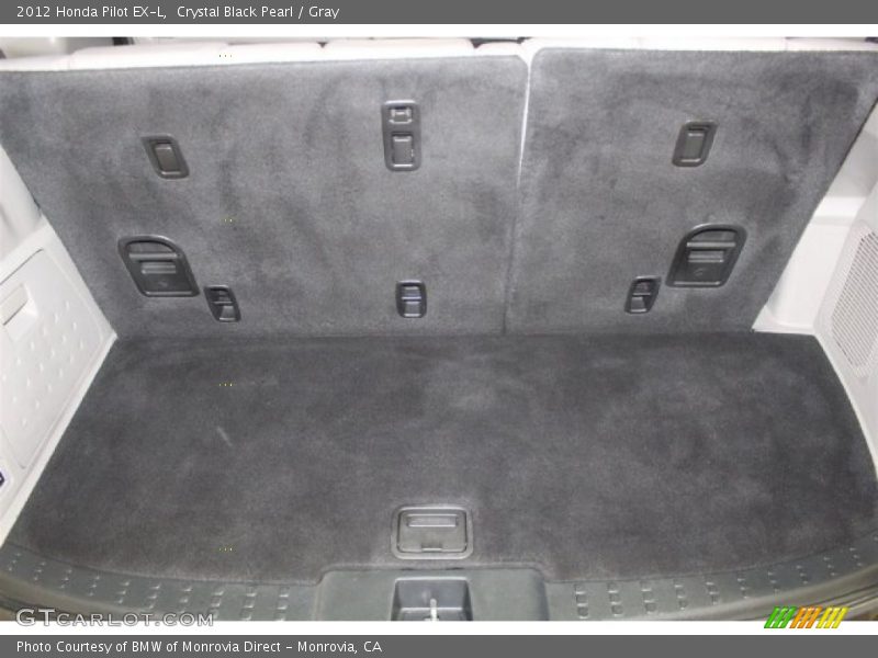 Crystal Black Pearl / Gray 2012 Honda Pilot EX-L