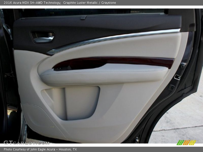 Graphite Luster Metallic / Graystone 2016 Acura MDX SH-AWD Technology