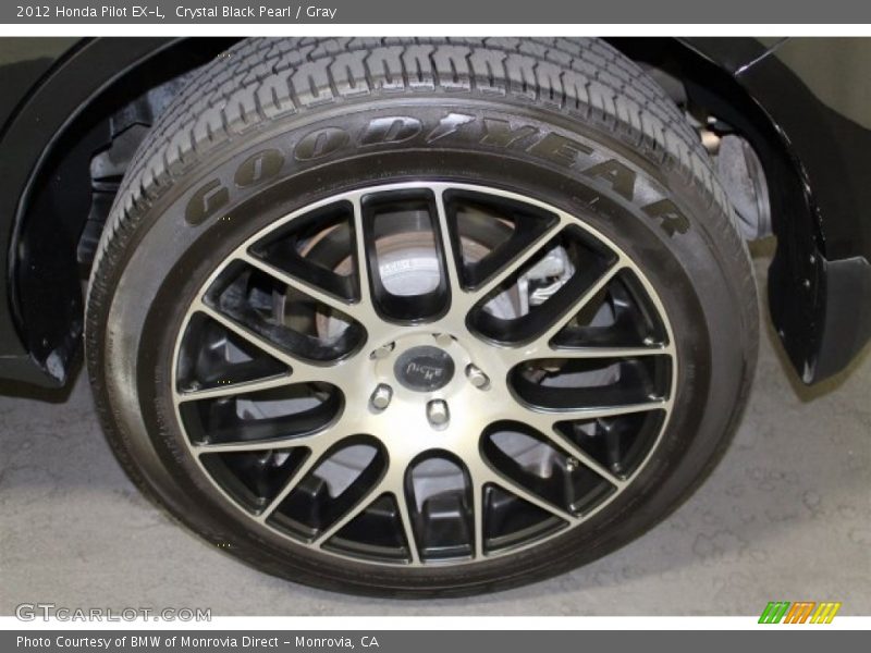 Crystal Black Pearl / Gray 2012 Honda Pilot EX-L