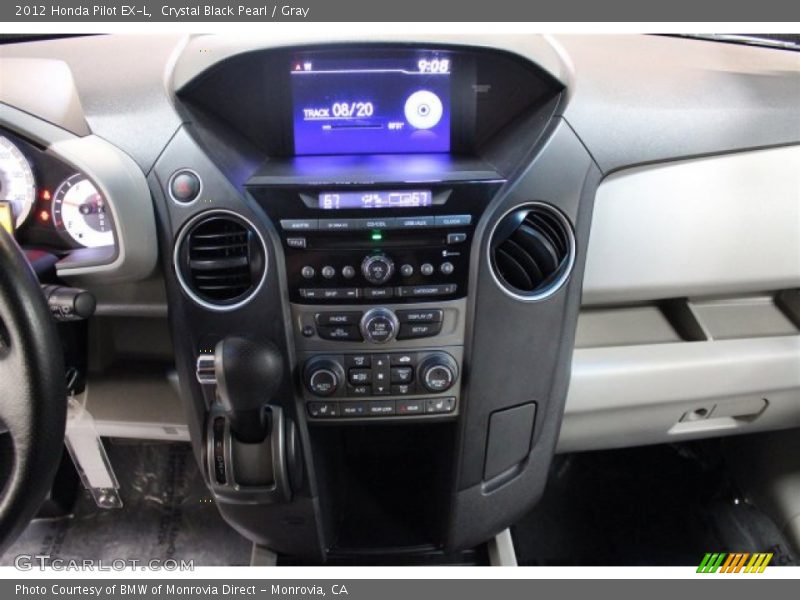 Crystal Black Pearl / Gray 2012 Honda Pilot EX-L