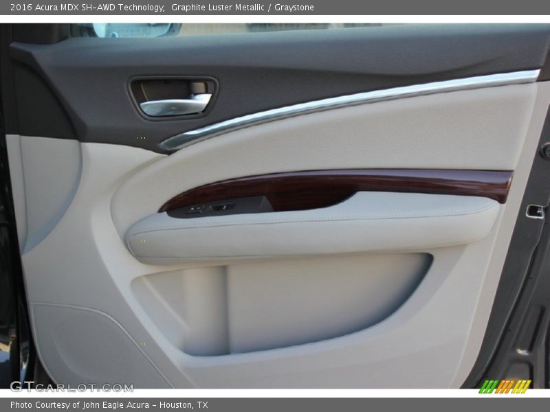 Graphite Luster Metallic / Graystone 2016 Acura MDX SH-AWD Technology