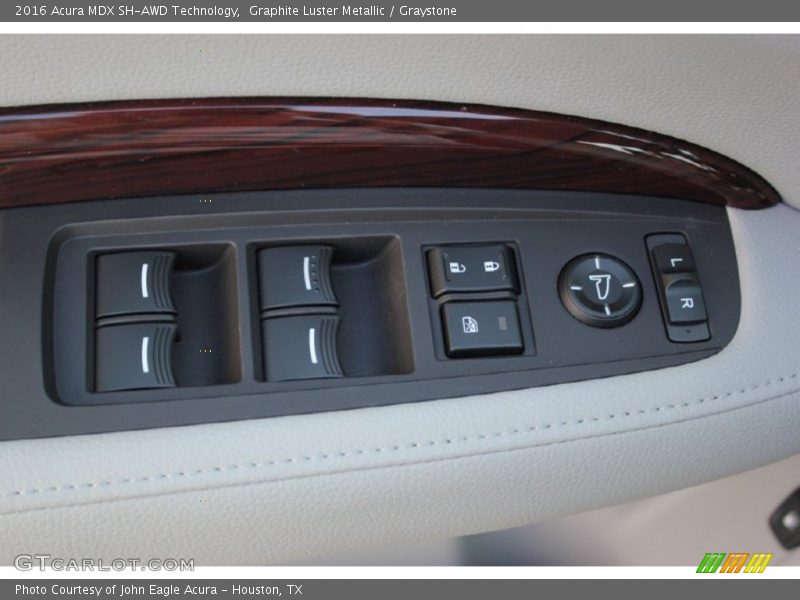 Graphite Luster Metallic / Graystone 2016 Acura MDX SH-AWD Technology