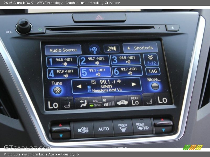 Graphite Luster Metallic / Graystone 2016 Acura MDX SH-AWD Technology