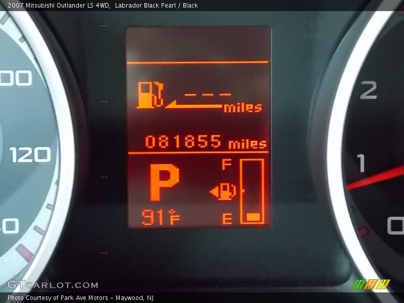 Labrador Black Pearl / Black 2007 Mitsubishi Outlander LS 4WD