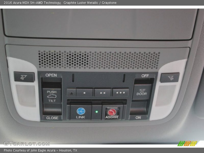 Graphite Luster Metallic / Graystone 2016 Acura MDX SH-AWD Technology