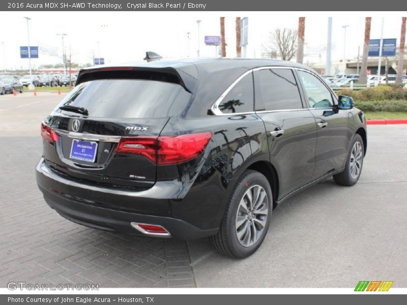 Crystal Black Pearl / Ebony 2016 Acura MDX SH-AWD Technology