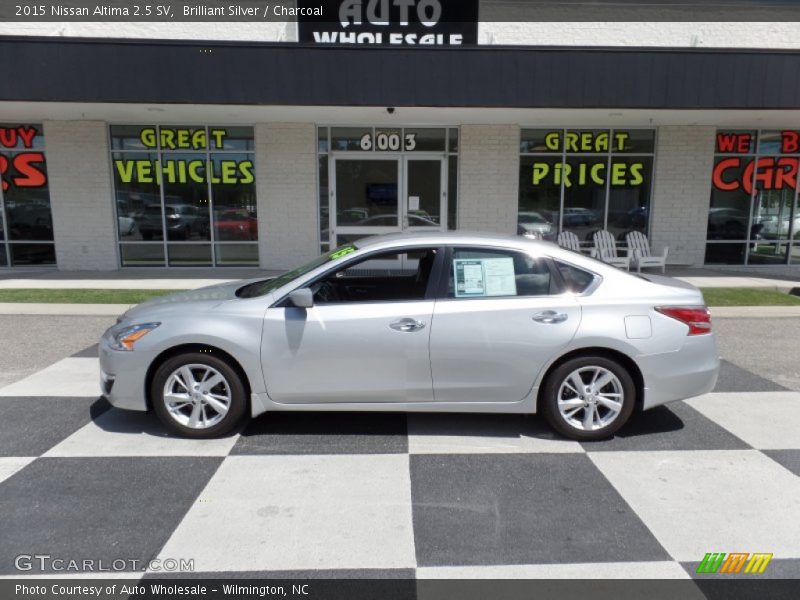 Brilliant Silver / Charcoal 2015 Nissan Altima 2.5 SV