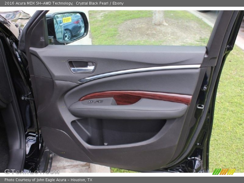 Crystal Black Pearl / Ebony 2016 Acura MDX SH-AWD Technology
