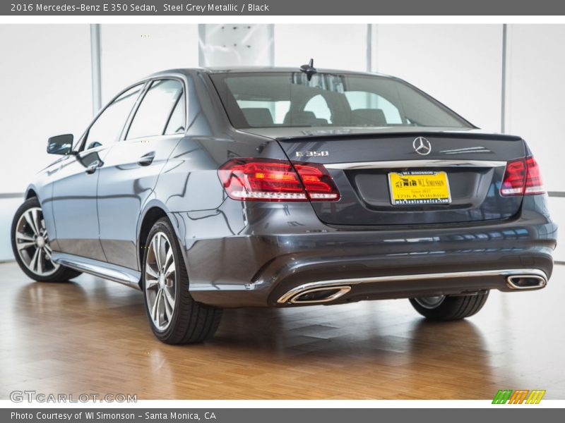 Steel Grey Metallic / Black 2016 Mercedes-Benz E 350 Sedan