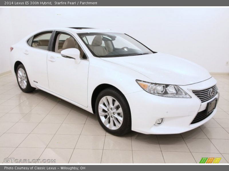Starfire Pearl / Parchment 2014 Lexus ES 300h Hybrid