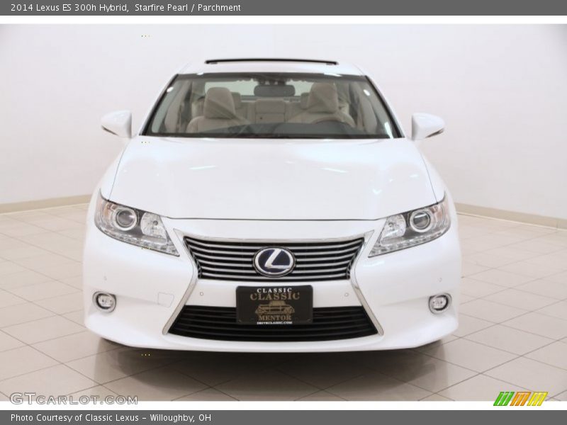 Starfire Pearl / Parchment 2014 Lexus ES 300h Hybrid