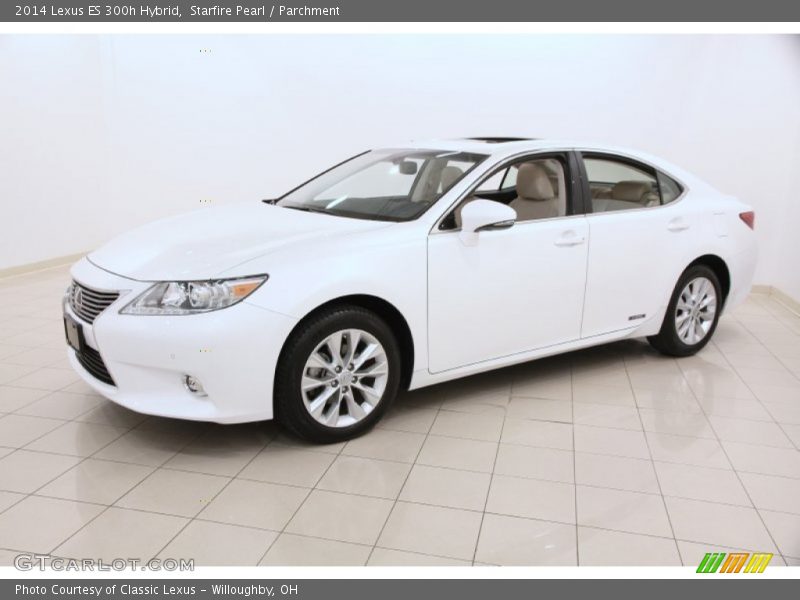 Starfire Pearl / Parchment 2014 Lexus ES 300h Hybrid