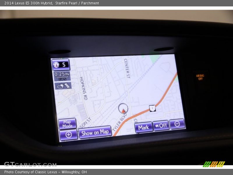 Navigation of 2014 ES 300h Hybrid