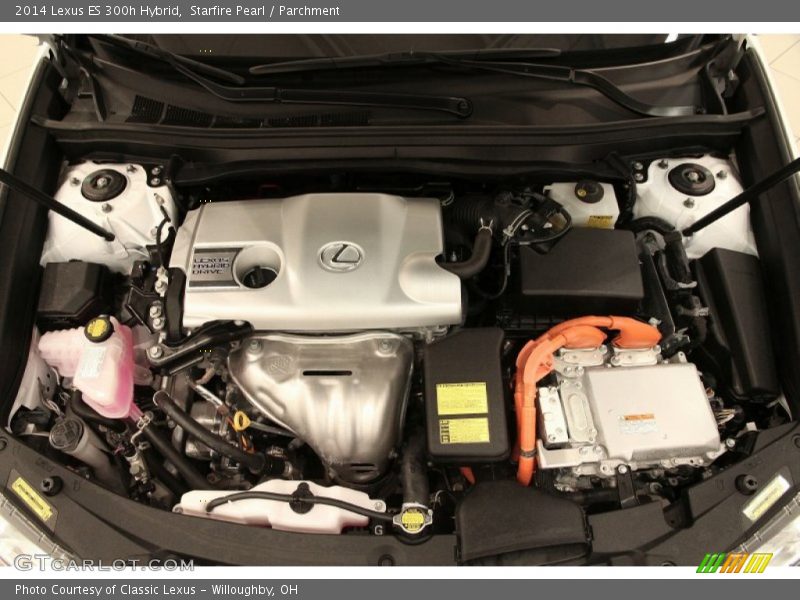  2014 ES 300h Hybrid Engine - 2.5 Liter Atkinson Cycle DOHC 16-Valve VVT-i 4 Cylinder Gasoline/Electric Hybrid