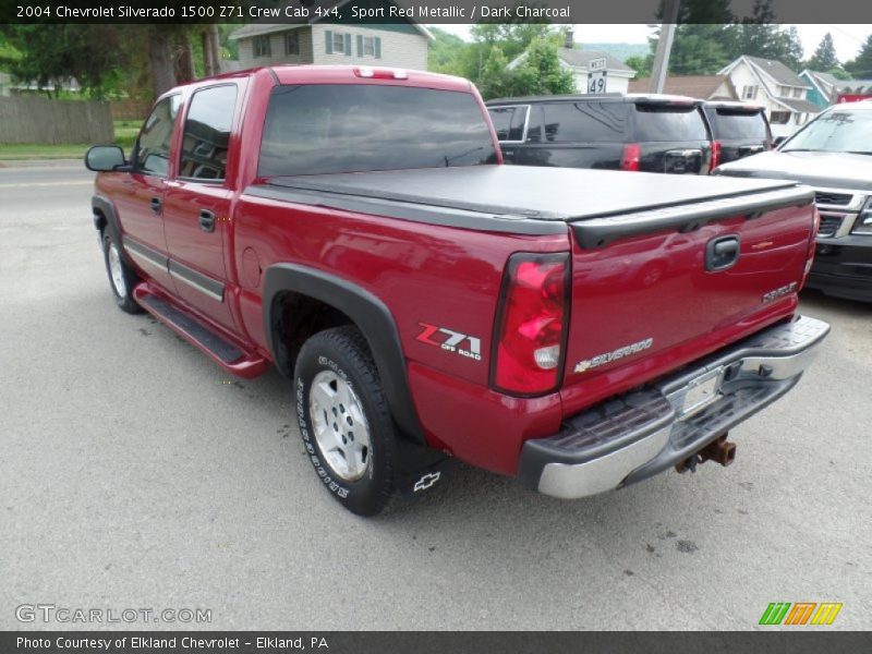 Sport Red Metallic / Dark Charcoal 2004 Chevrolet Silverado 1500 Z71 Crew Cab 4x4