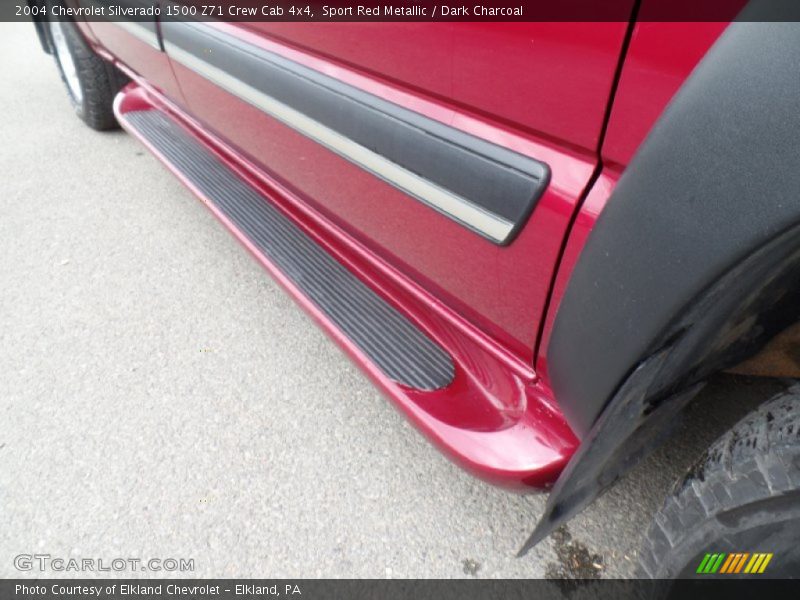 Sport Red Metallic / Dark Charcoal 2004 Chevrolet Silverado 1500 Z71 Crew Cab 4x4