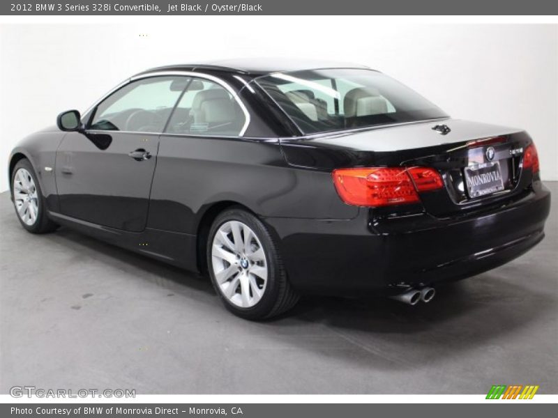 Jet Black / Oyster/Black 2012 BMW 3 Series 328i Convertible