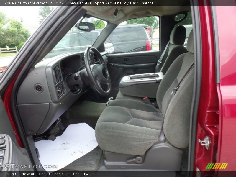 Sport Red Metallic / Dark Charcoal 2004 Chevrolet Silverado 1500 Z71 Crew Cab 4x4