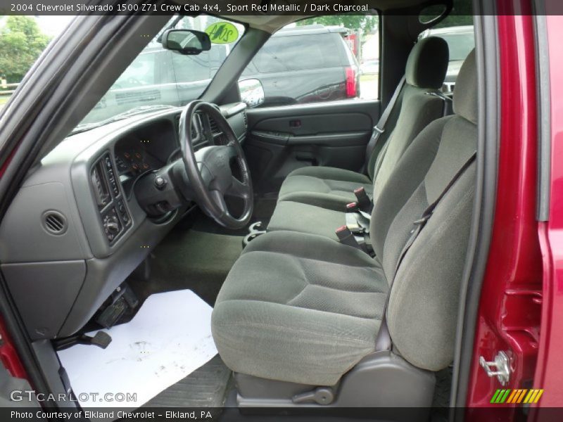 Sport Red Metallic / Dark Charcoal 2004 Chevrolet Silverado 1500 Z71 Crew Cab 4x4
