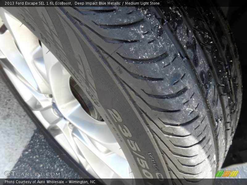 Deep Impact Blue Metallic / Medium Light Stone 2013 Ford Escape SEL 1.6L EcoBoost