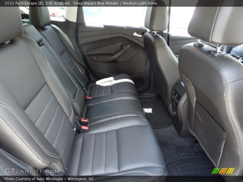 Deep Impact Blue Metallic / Medium Light Stone 2013 Ford Escape SEL 1.6L EcoBoost