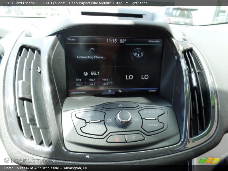 Deep Impact Blue Metallic / Medium Light Stone 2013 Ford Escape SEL 1.6L EcoBoost