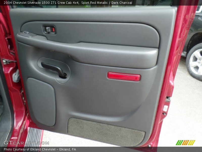 Sport Red Metallic / Dark Charcoal 2004 Chevrolet Silverado 1500 Z71 Crew Cab 4x4