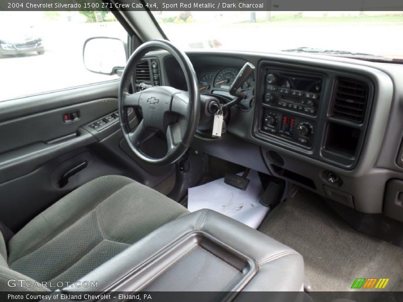 Sport Red Metallic / Dark Charcoal 2004 Chevrolet Silverado 1500 Z71 Crew Cab 4x4