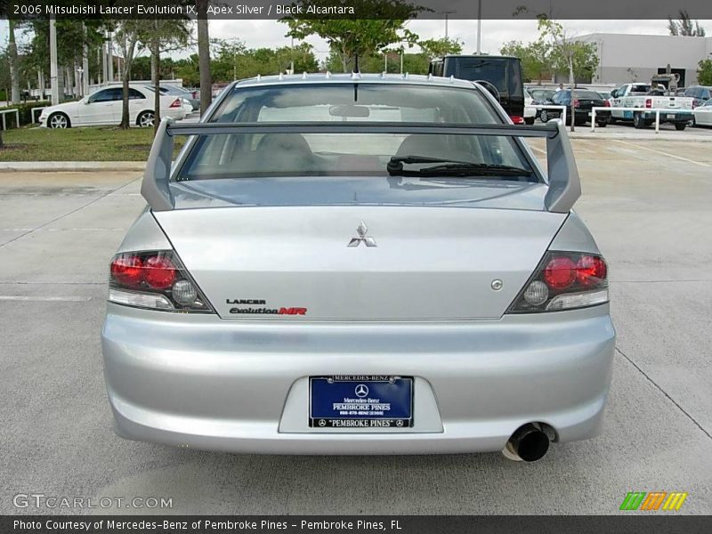 Apex Silver / Black Alcantara 2006 Mitsubishi Lancer Evolution IX