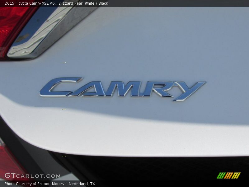 Blizzard Pearl White / Black 2015 Toyota Camry XSE V6