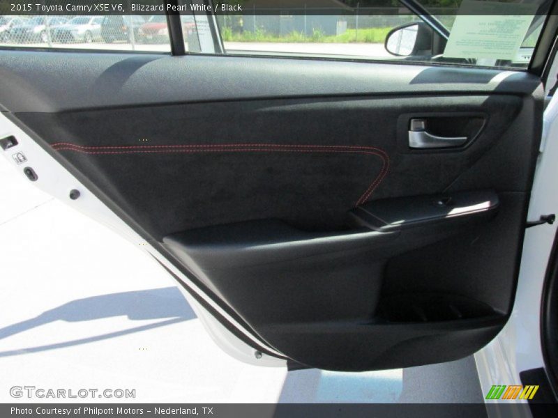 Blizzard Pearl White / Black 2015 Toyota Camry XSE V6