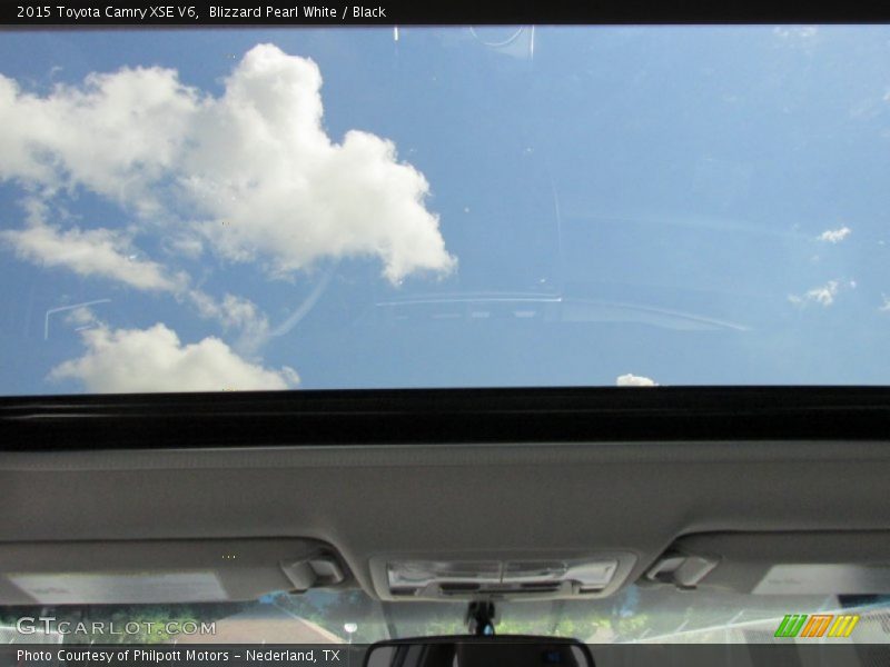 Blizzard Pearl White / Black 2015 Toyota Camry XSE V6