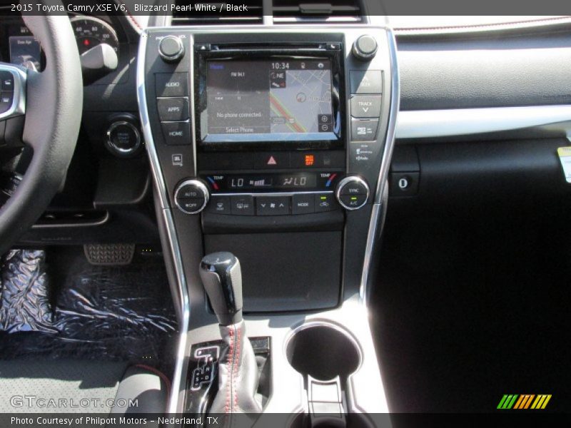 Blizzard Pearl White / Black 2015 Toyota Camry XSE V6