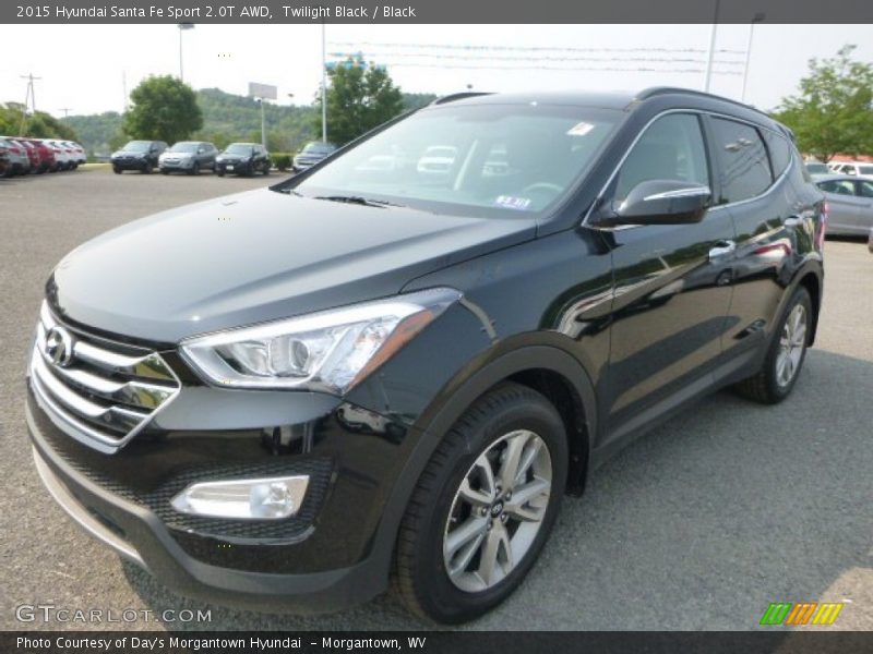 Twilight Black / Black 2015 Hyundai Santa Fe Sport 2.0T AWD
