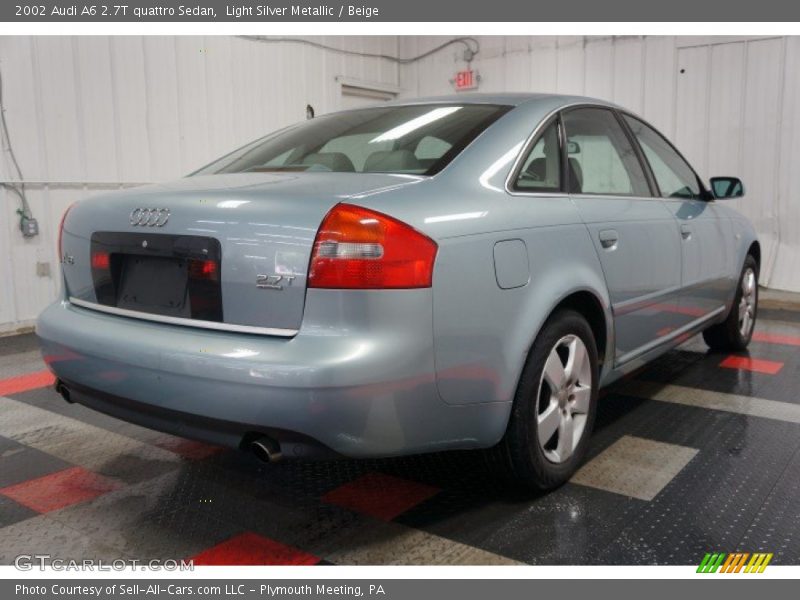 Light Silver Metallic / Beige 2002 Audi A6 2.7T quattro Sedan