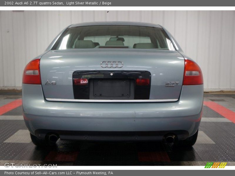 Light Silver Metallic / Beige 2002 Audi A6 2.7T quattro Sedan