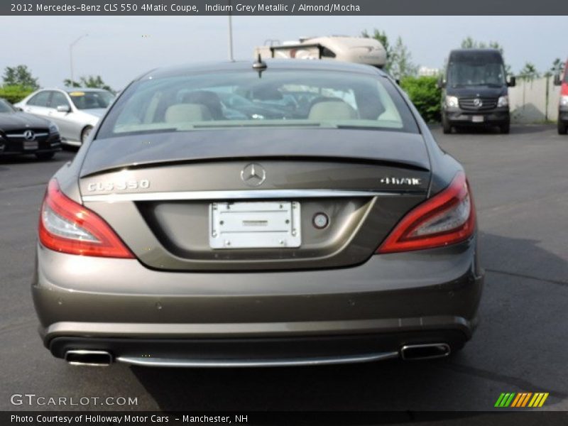 Indium Grey Metallic / Almond/Mocha 2012 Mercedes-Benz CLS 550 4Matic Coupe