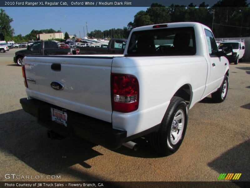 Oxford White / Medium Dark Flint 2010 Ford Ranger XL Regular Cab