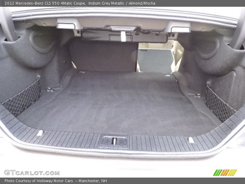 Indium Grey Metallic / Almond/Mocha 2012 Mercedes-Benz CLS 550 4Matic Coupe