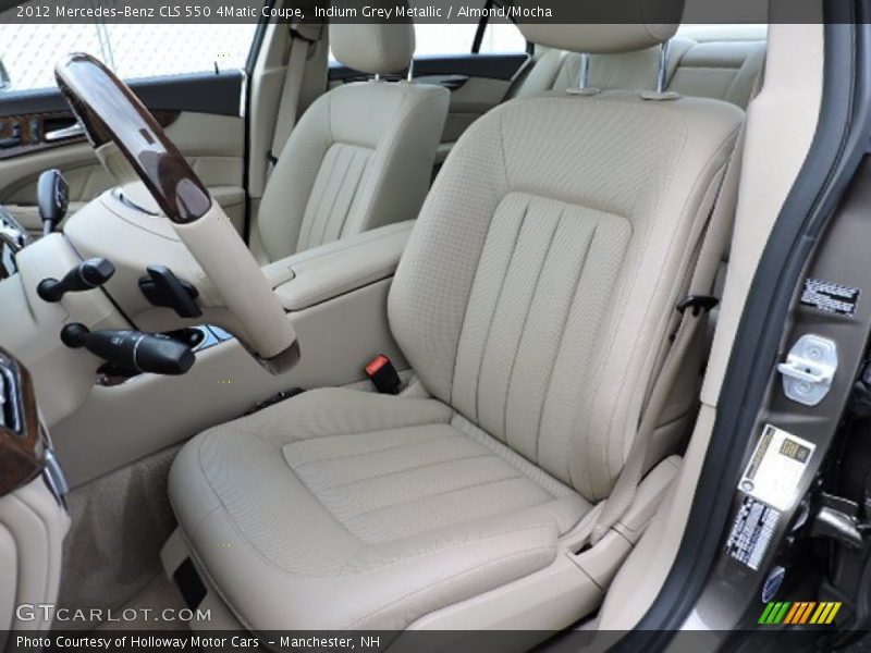 Indium Grey Metallic / Almond/Mocha 2012 Mercedes-Benz CLS 550 4Matic Coupe