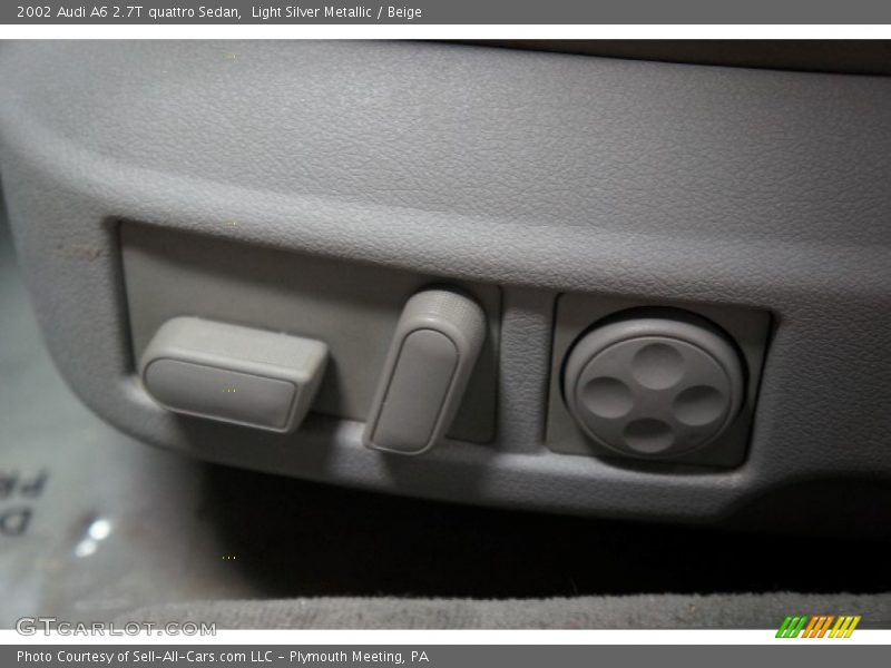 Light Silver Metallic / Beige 2002 Audi A6 2.7T quattro Sedan