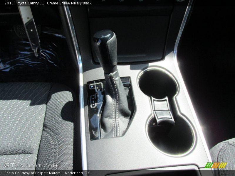 Creme Brulee Mica / Black 2015 Toyota Camry LE