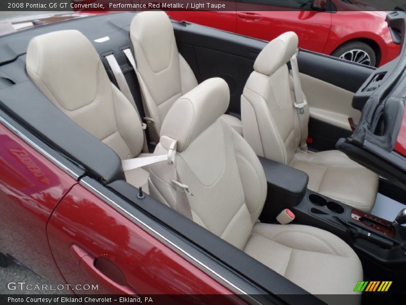 Performance Red Metallic / Light Taupe 2008 Pontiac G6 GT Convertible