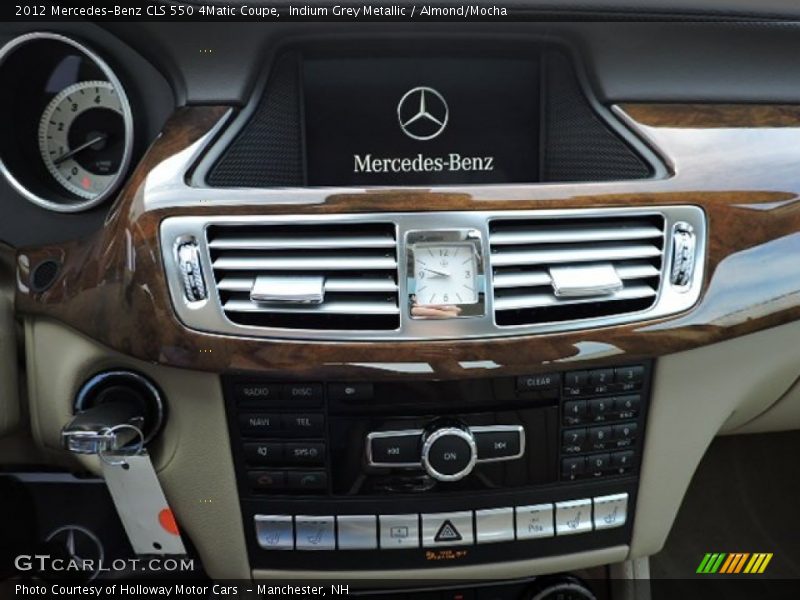 Indium Grey Metallic / Almond/Mocha 2012 Mercedes-Benz CLS 550 4Matic Coupe