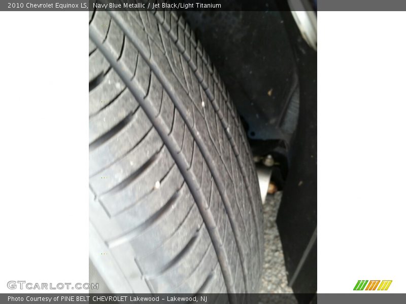 Navy Blue Metallic / Jet Black/Light Titanium 2010 Chevrolet Equinox LS