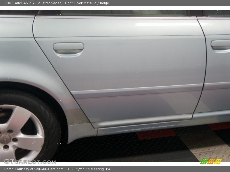 Light Silver Metallic / Beige 2002 Audi A6 2.7T quattro Sedan