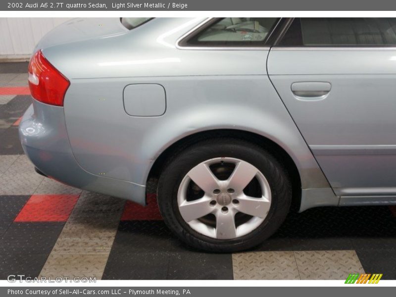 Light Silver Metallic / Beige 2002 Audi A6 2.7T quattro Sedan