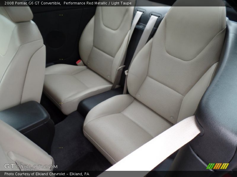 Performance Red Metallic / Light Taupe 2008 Pontiac G6 GT Convertible