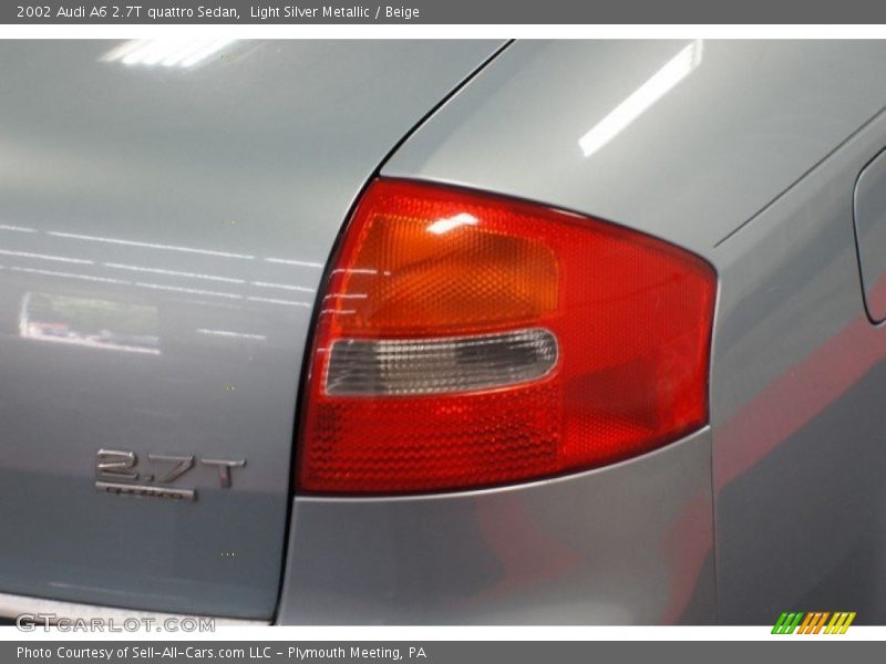 Light Silver Metallic / Beige 2002 Audi A6 2.7T quattro Sedan